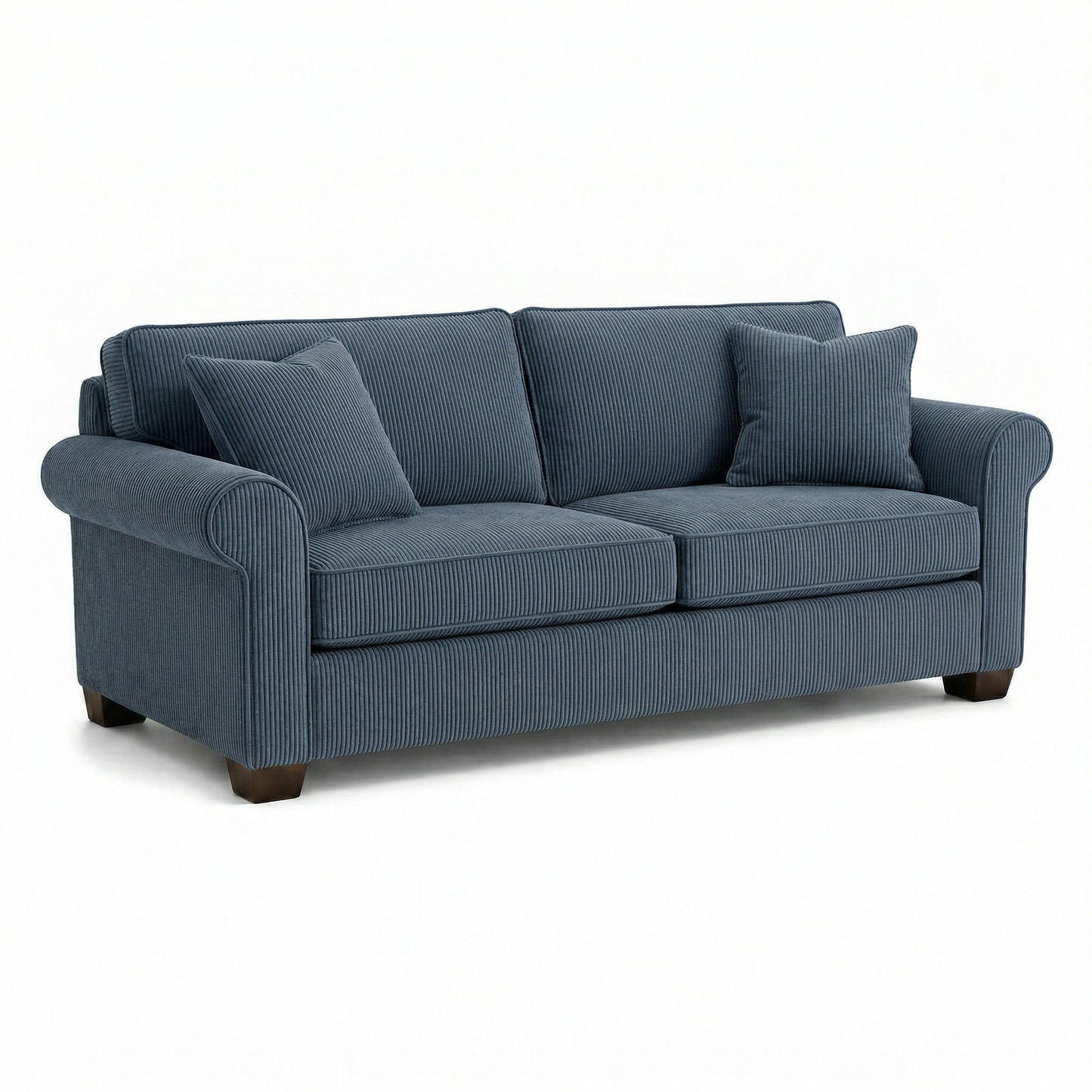 Irlanda Classic Sofa – 92" Rolled-Arm Made-in-USA Sofa - Leslie Peacock - Fabric (5)