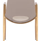 Desi Dining Chair (Set of 2) in Beige & Gold