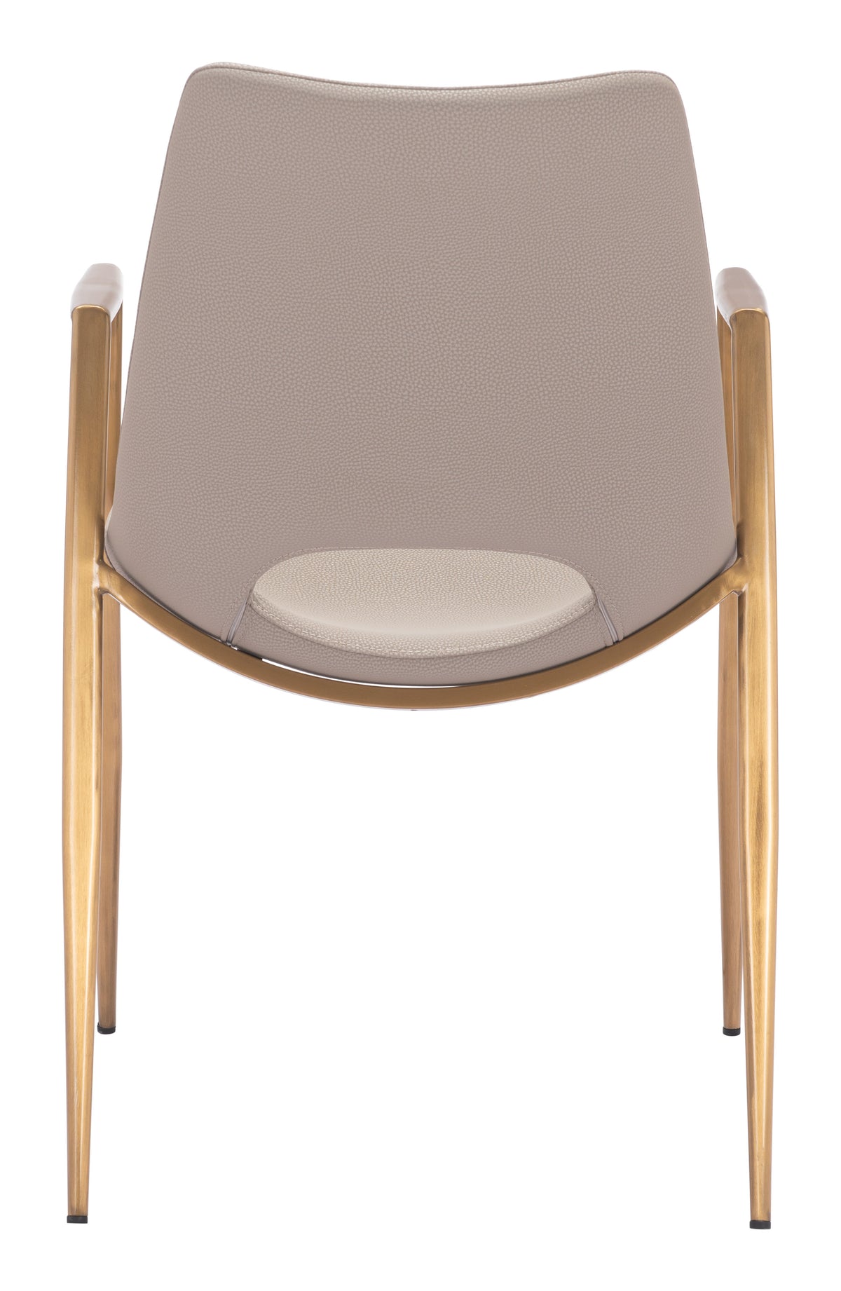 Desi Dining Chair (Set of 2) in Beige & Gold