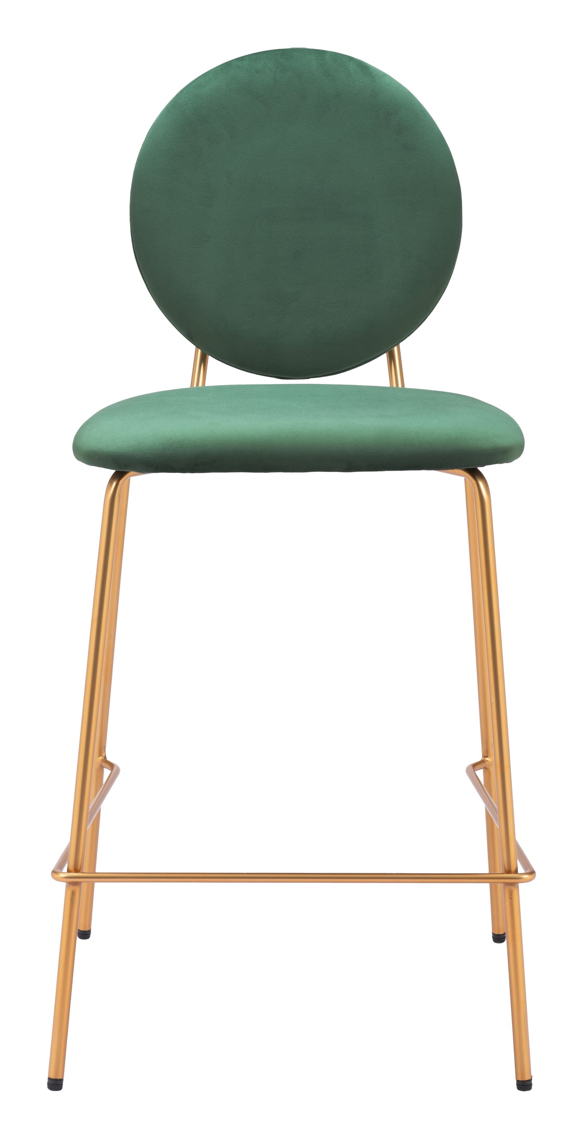 Odessa Green & Gold Counter Stool (Set of 2)