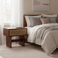 Amaria Natural & Walnut Nightstand