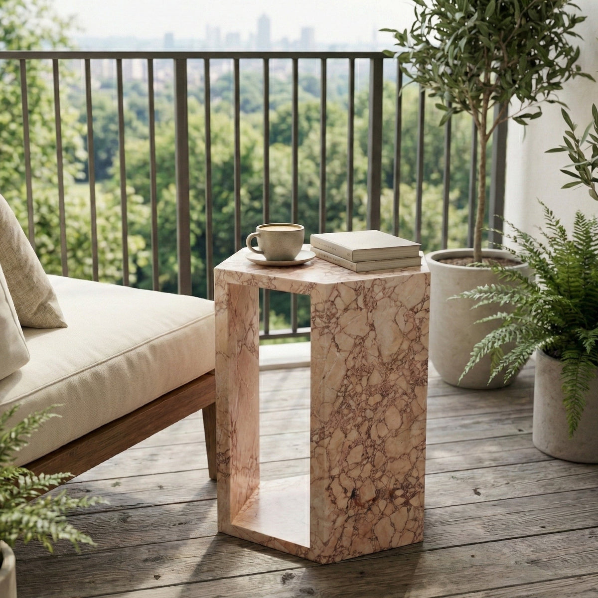 Alba Marble Side Table