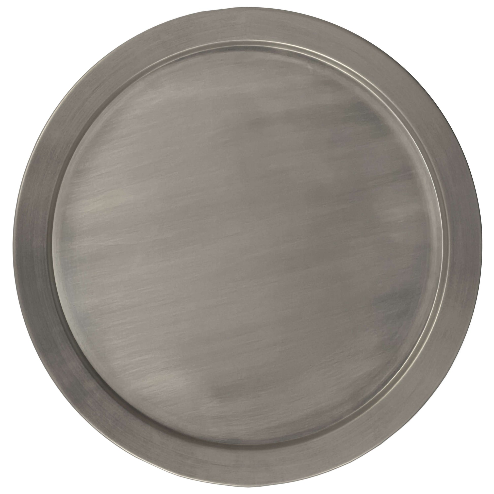 Corbin Cylindrical Antique Silver Side Table 16', metal finish, industrial style, versatile decor accent