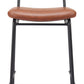 Charon Counter Stool (Set of 2) in Vintage Brown