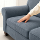 Augusta Sofa – Made in USA, Custom Fabric Options, 83" Classic Design - Leslie Peacock - Fabric (11)