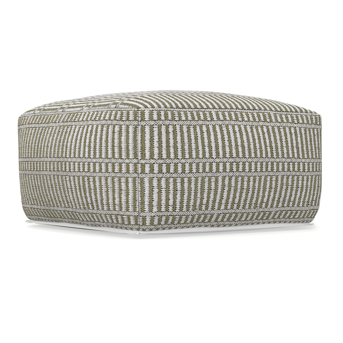 Safford Natural Woven Polyester Pouf