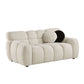 Modern Marshmallow Tufted Boucle Fabric Sofa (2 Sizes - 3 Colors)