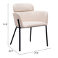 Bremor Dining Chair (Set of 2) in Beige