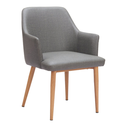 Wisom Gray Dining Chair (Set of 2)