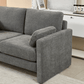 Small Contemporary Loveseat Sofa 58" (4 Colors)