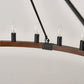 Vero Wagon Wheel Chandelier