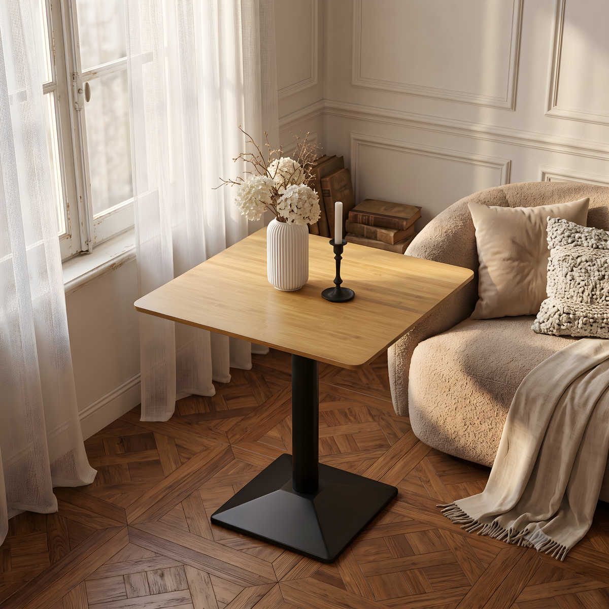 Crispin Bamboo Dining Table – Square