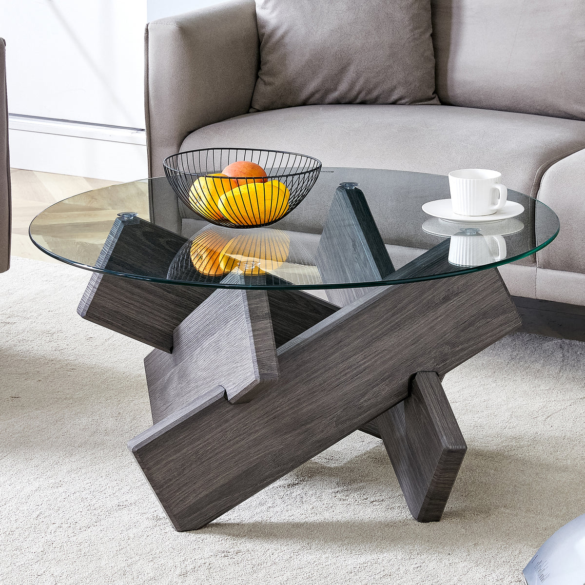 Zuri Glass Coffee Table