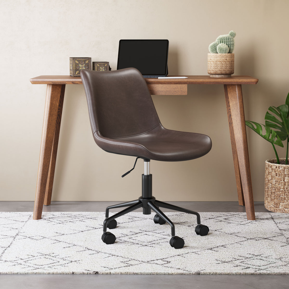 Byron Office Chair in Brown