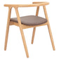 Peker Brown & Natural Dining Chair (Set of 2)
