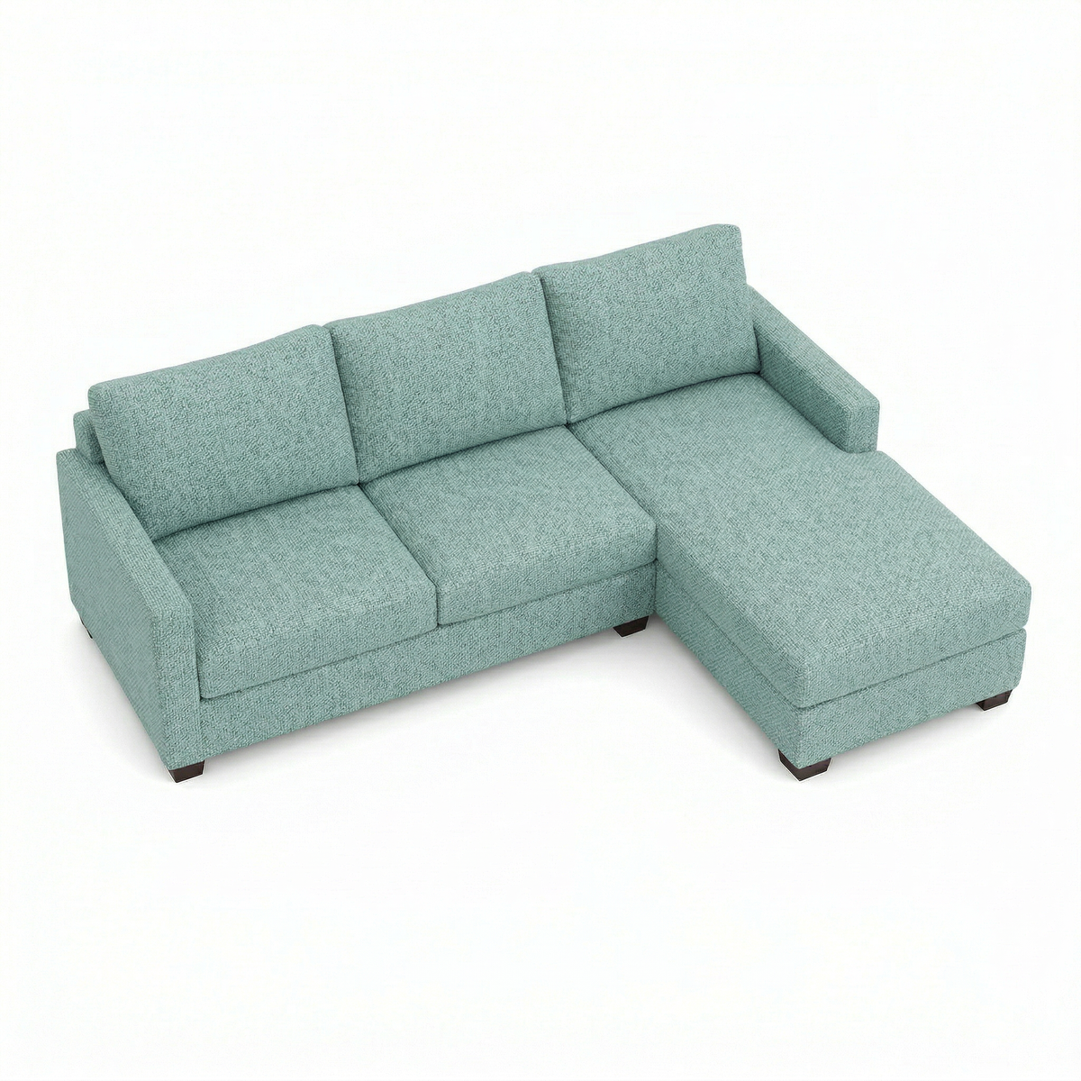 Modena L-Shaped Sectional Sofa - Leslie Robins Egg - Fabric (7)