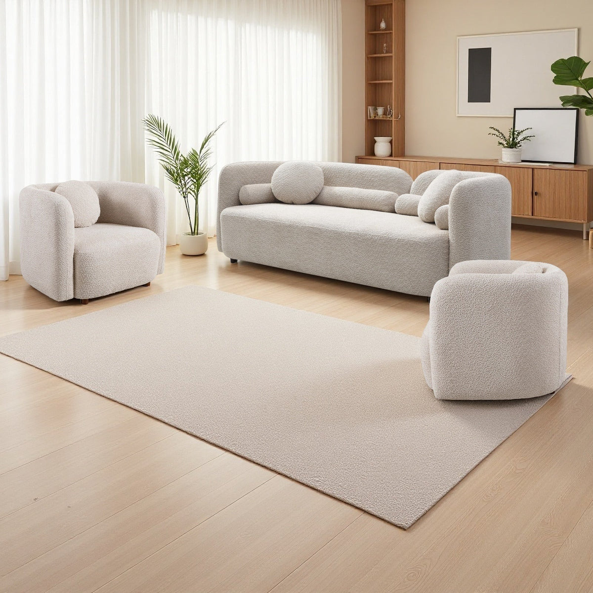 Gethin Boucle Sofa Set