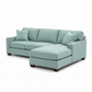 Clifford L-Shaped Sectional Sofa – Made in USA, 9 Fabric Options - Leslie Robins Egg - Fabric (1)