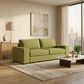 Modena Sofa 92" – Made in USA Square-Arm Sofa (7 Fabrics) - Notion Appletini - Fabric (1)