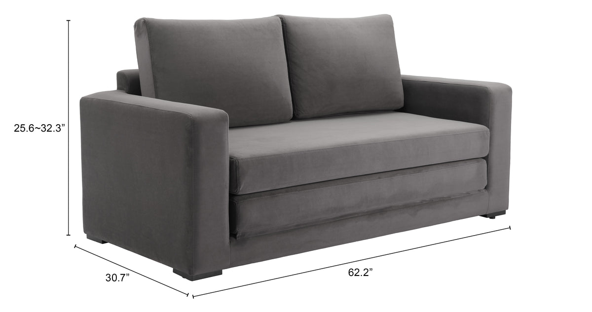 Jide Gray Sleeper Sofa