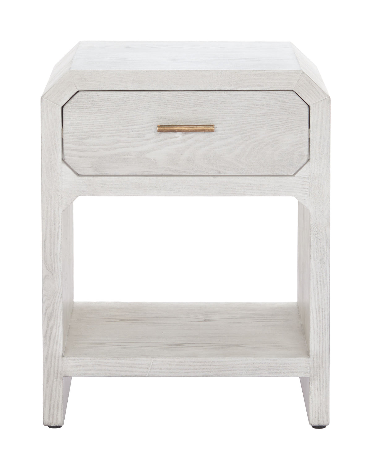 Yume Oak White Side Table