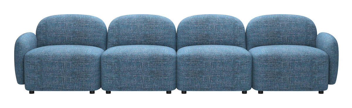 Cleo Blue Middle Chair