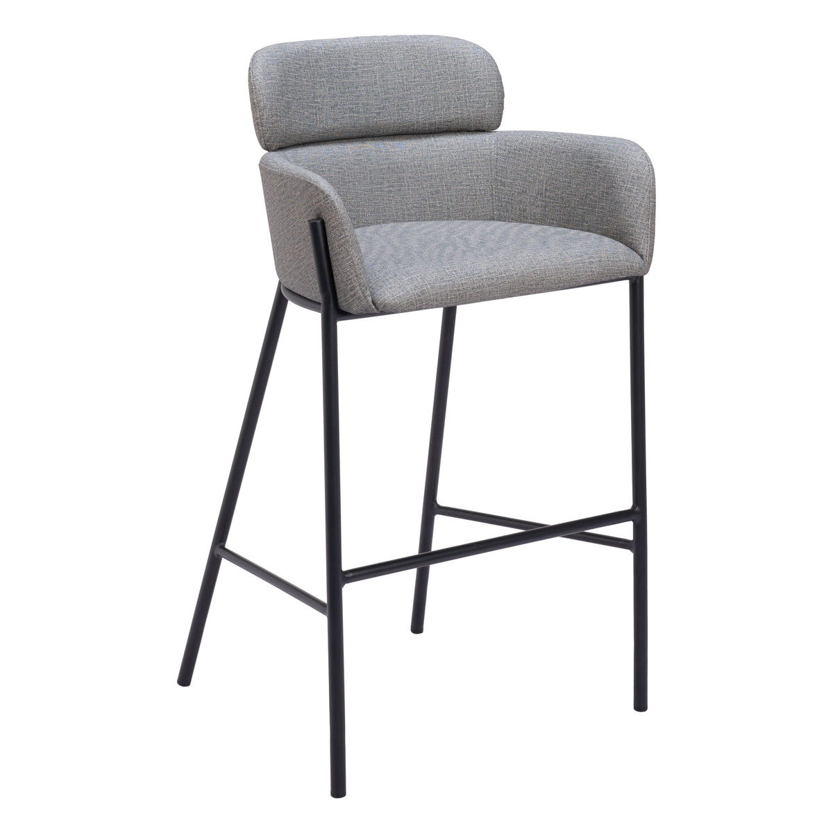 Bremor Barstool in Slate Gray