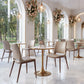 Bite Bistro Table in Beige & Gold