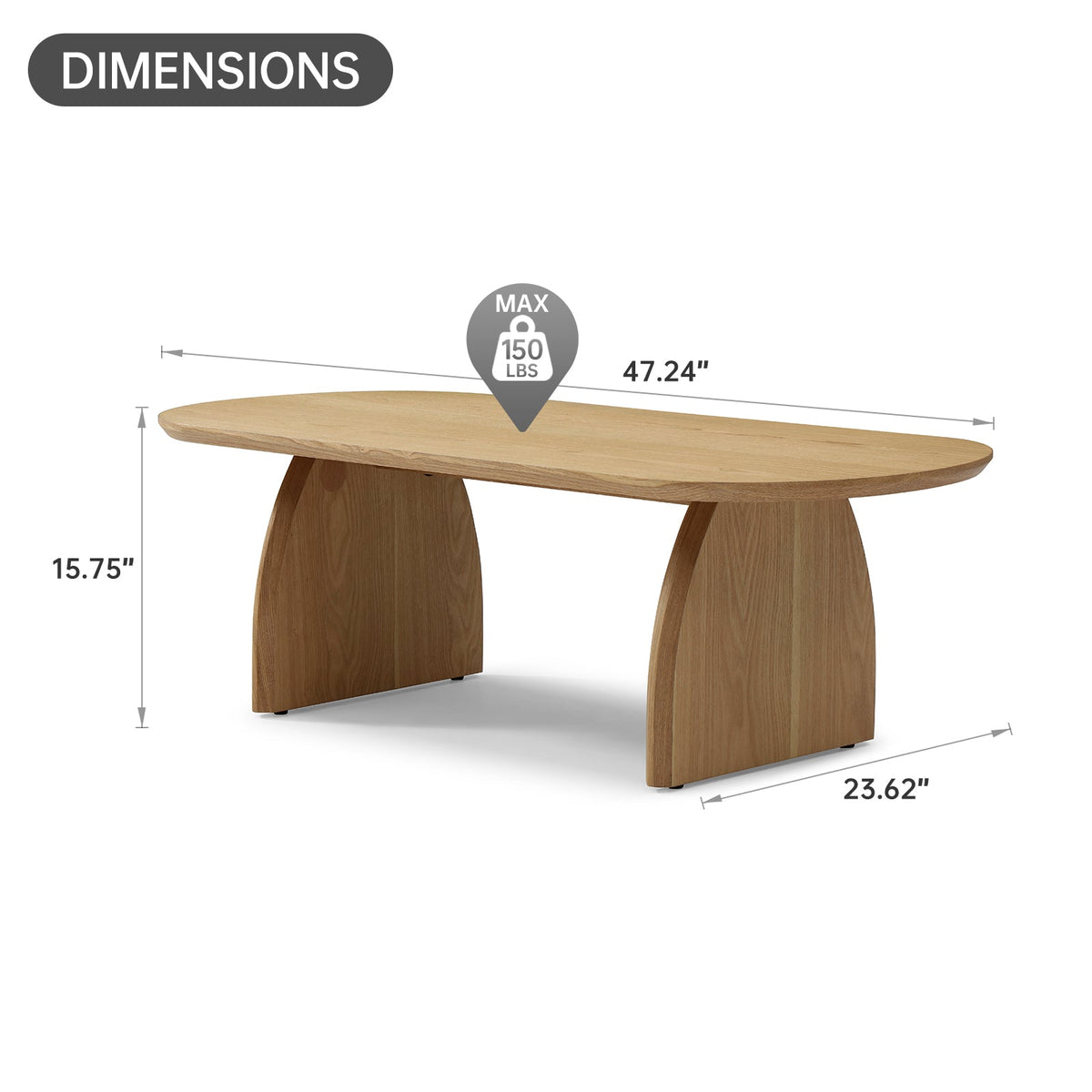 Wilder Oval Coffee Table