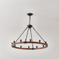 Vero Wagon Wheel Chandelier