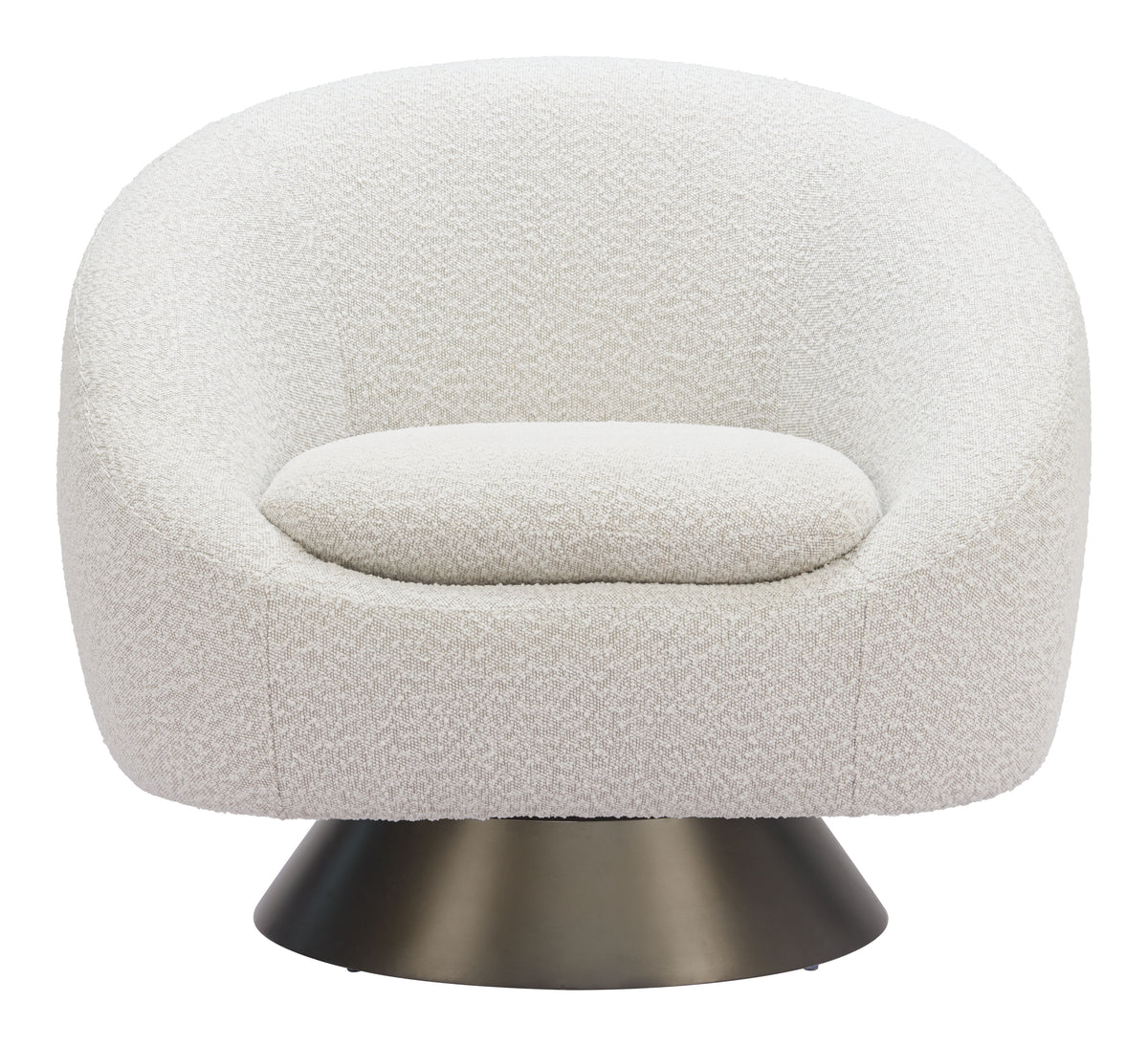 Modan Misty Gray Swivel Chair