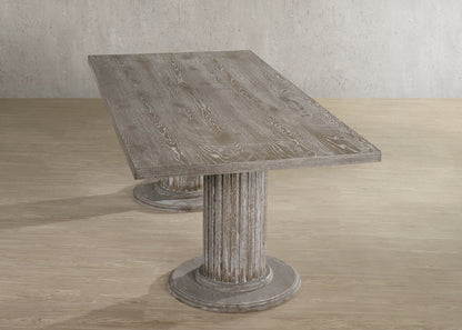 Gabrian Gray Synthetic Wood Dining Table