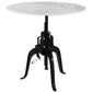 Mufid White & Black Bistro Table