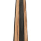 Gala Black & Natural Floor Lamp