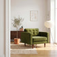 Casey MCM Velvet Tufted Armchair – Mid-Century Modern Accent Chair in 6 Colors