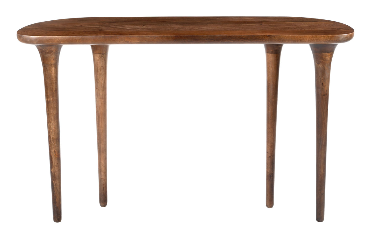 Spiker Walnut Console Table
