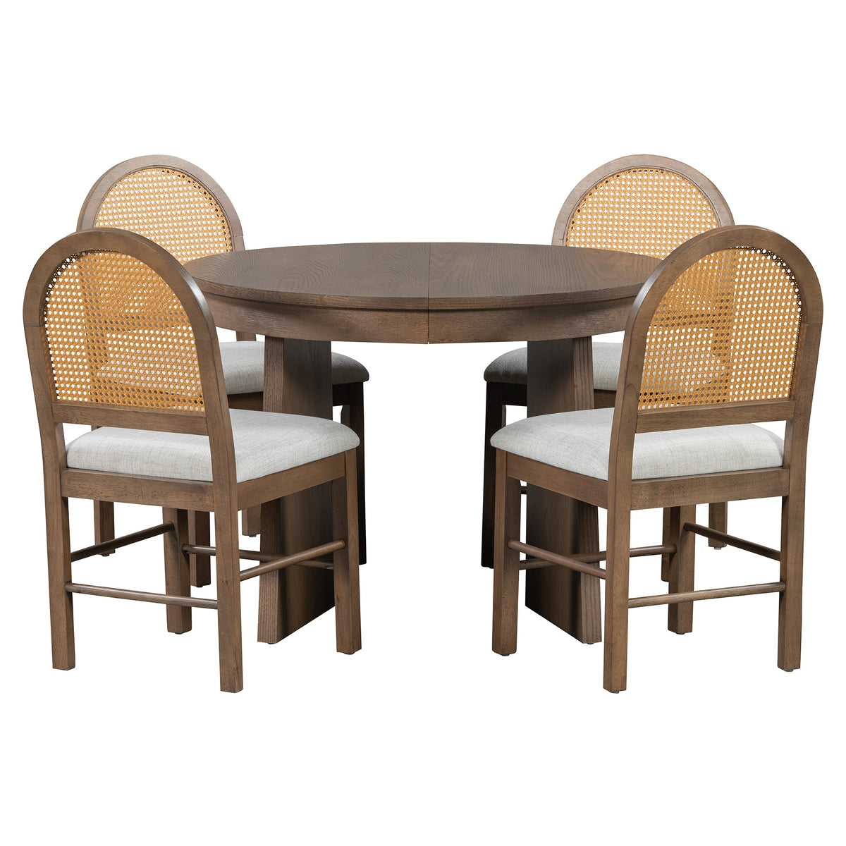 Wolfe Walnut & Beige