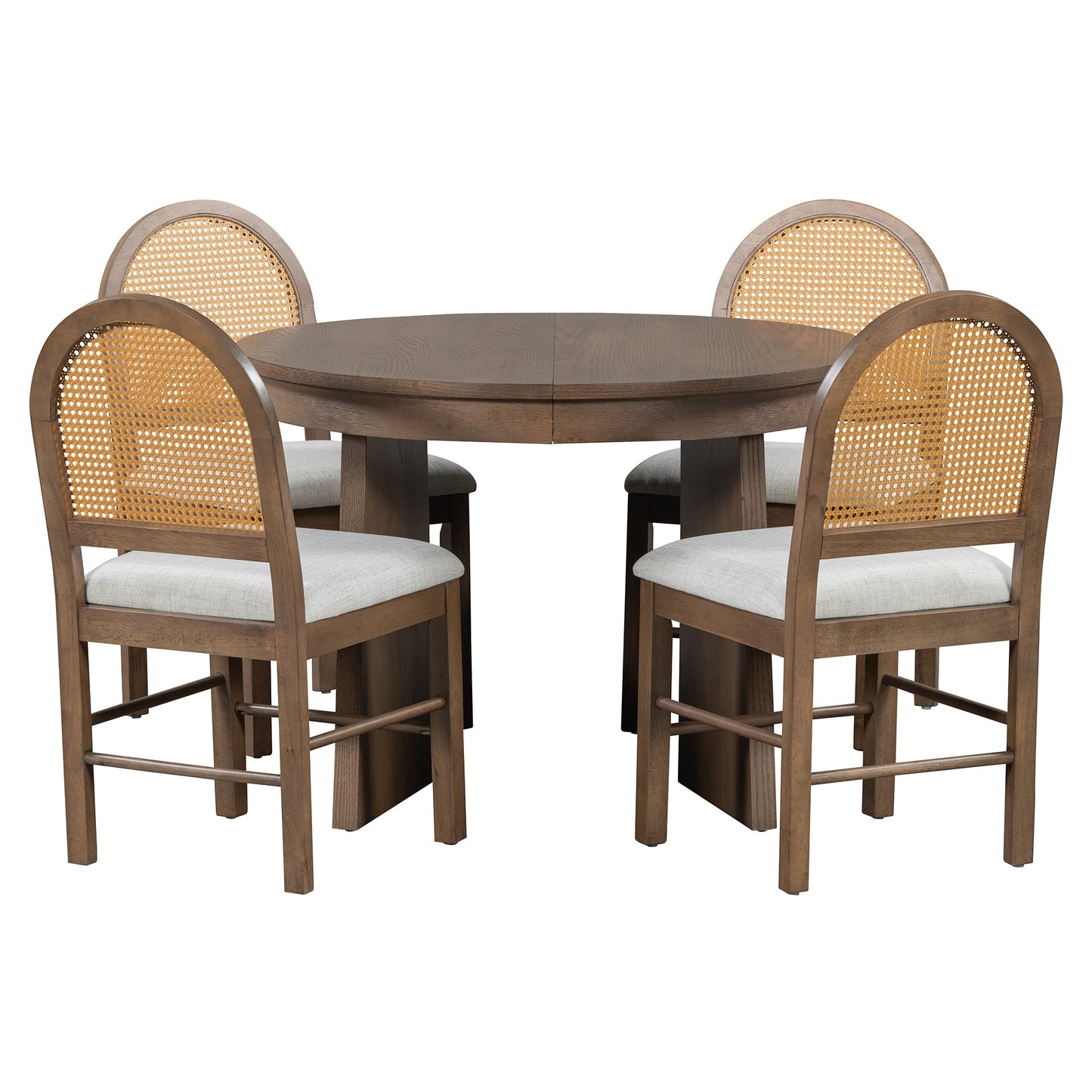 Wolfe Walnut & Beige