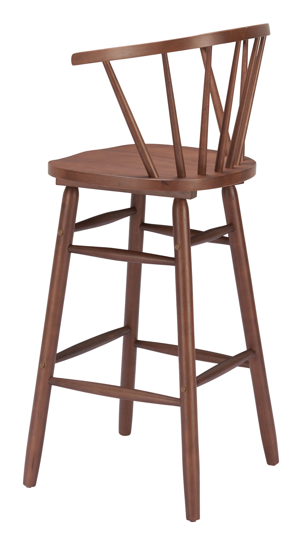 Stenger Barstool (Set of 2) in Walnut