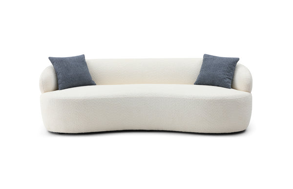 Fable Beige Upholstered Sofa – 86