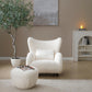 Thora Accent Chair – 2 Chairs & 2 Ottomans