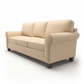 Augusta Sofa – Made in USA, Custom Fabric Options, 83" Classic Design - Redondo Oyster - Fabric (9)
