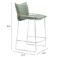 Pola Counter Stool in Green