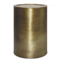 Corbin Gold Metal Accent Table – 16.1