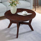 Round Wood MDF Accent Table 32"