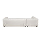 Lukas 2-piece sectional with left-facing chaise in cream