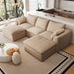 Pelham Cloud Modular Sectional in Khaki, 108.3" Double Chaise