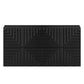 Tate Embossed Nightstand in Set of 2 / Black
