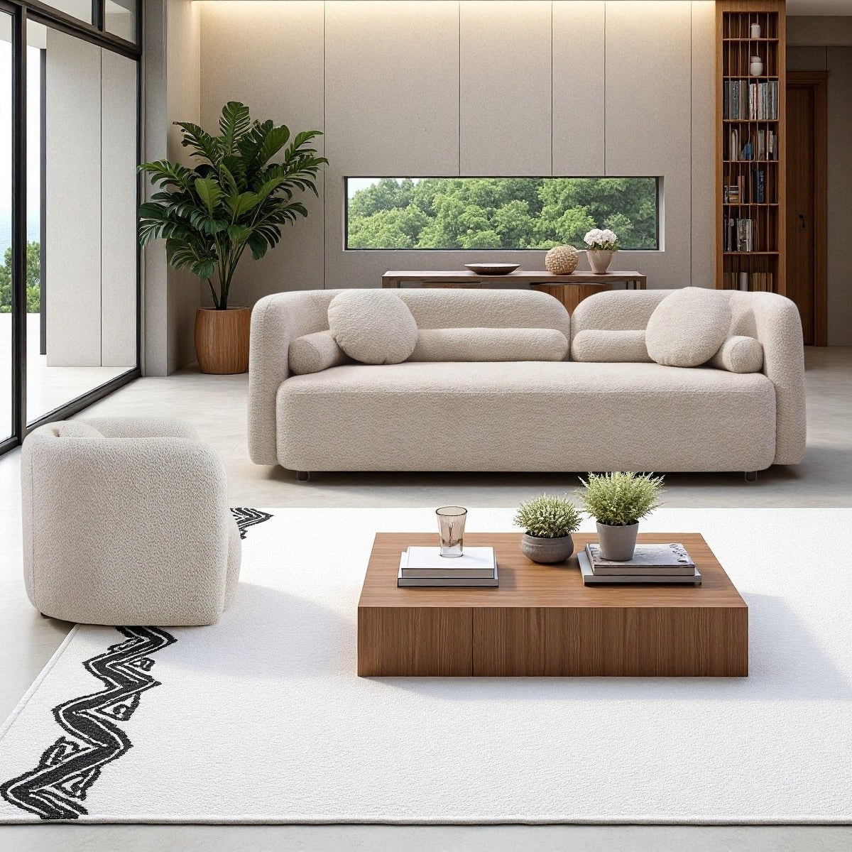 Gethin Boucle Sofa Set