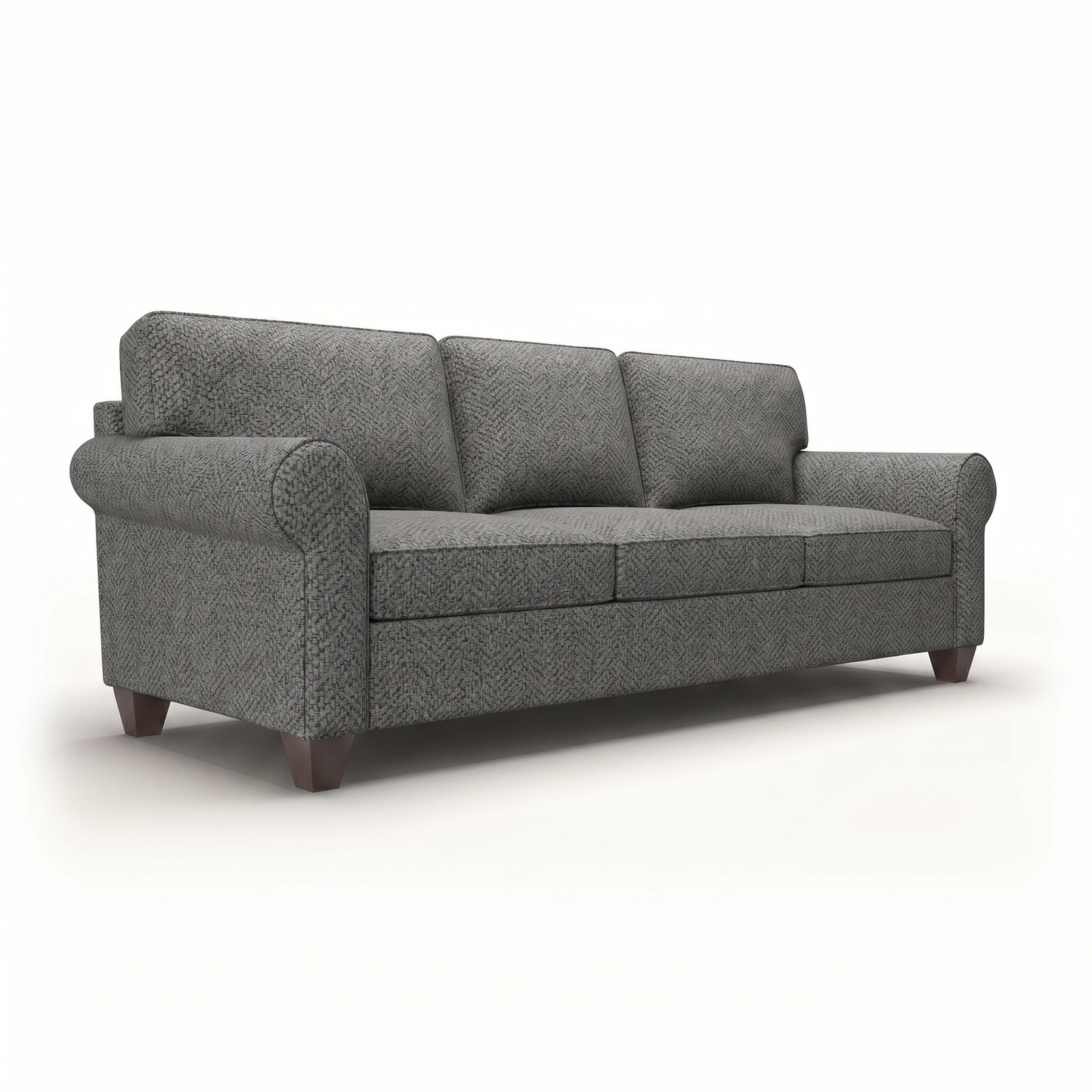 Augusta Sofa – Made in USA, Custom Fabric Options, 83" Classic Design - Catalina Steel - Fabric (6)